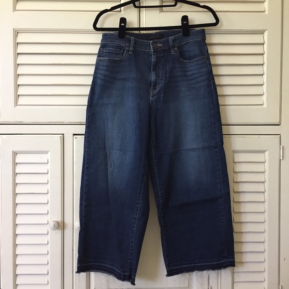 Uniqlo High Rise Denim Culottes | size 27